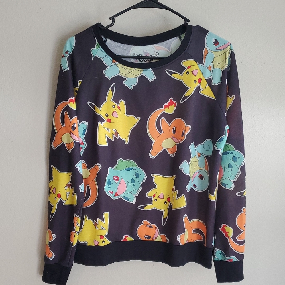 DOE? size large Pokémon Character Sweatshirt